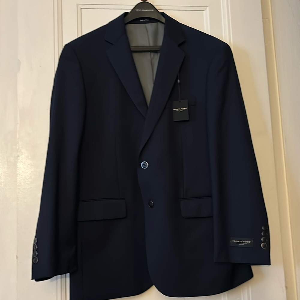 Pronto Uomo Navy Blue Blazer